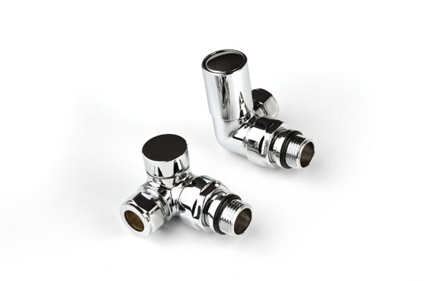 15mm Corner Chrome Radiator Valves