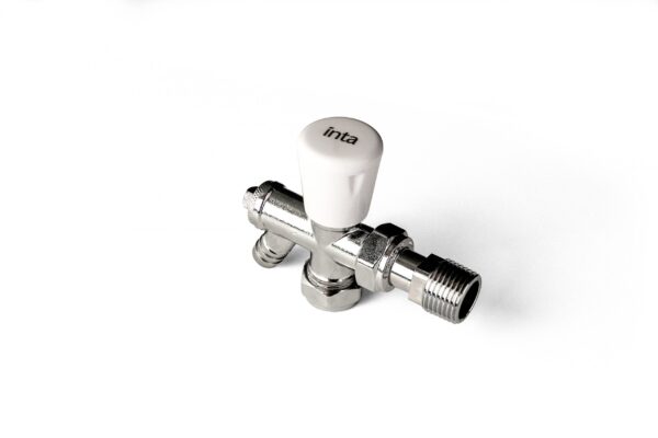 Trade Tec 15mm Manual Radiator Valve with Drain Off Tail