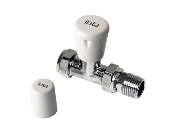 15MM STRAIGHT CHROME RADIATOR VALVE
