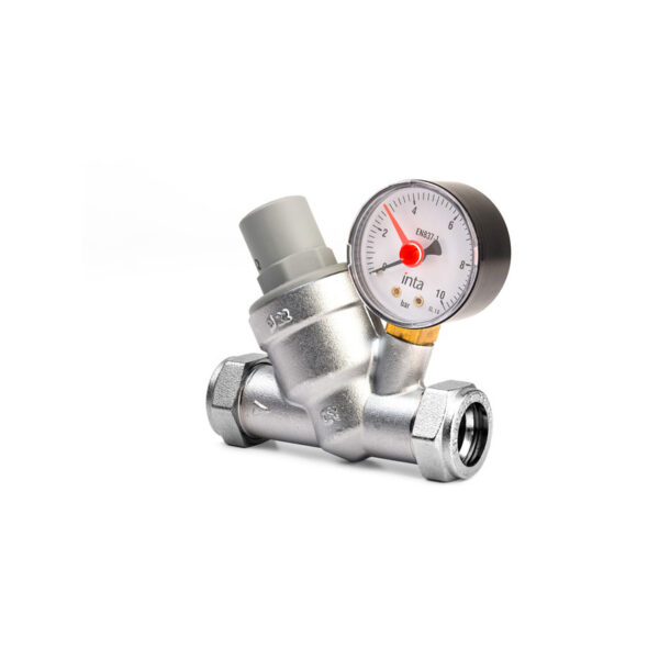 15mm PRESSURE REDUCING VALVE WITH GAUGE