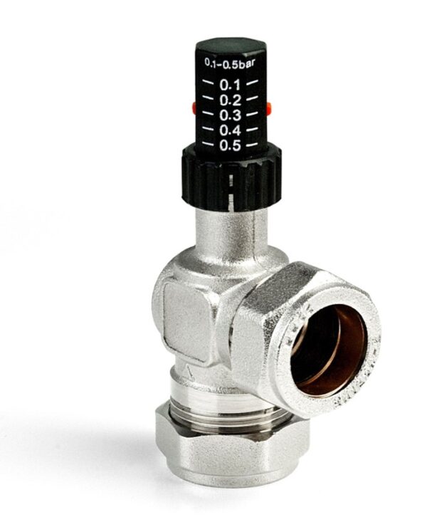 22mm 0.1-0.5 BAR STRAIGHT BY-PASS VALVE