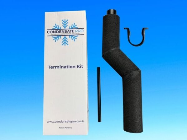 Condensate Pro - Termination Kit (Offset 2 Piece Pipe/Clip/Spacer Bar)