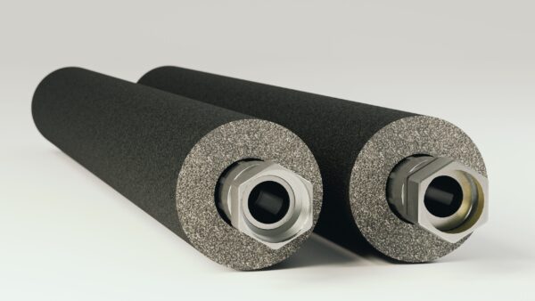2 Pack 500mm pre insulated hoses 1˝ female swivel x 28mm