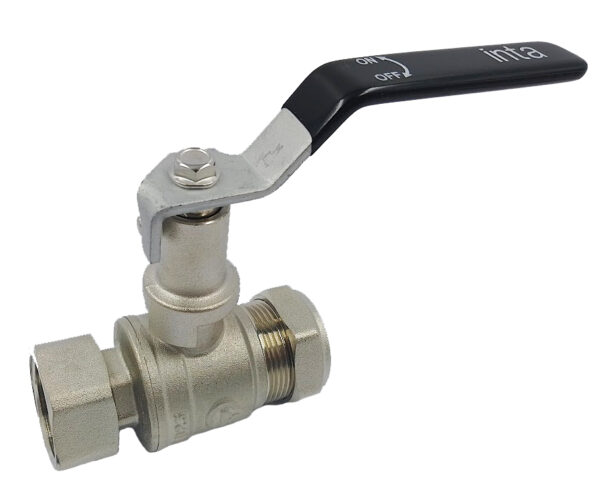 1˝ Female swivel x 28mm extended lever ball valve