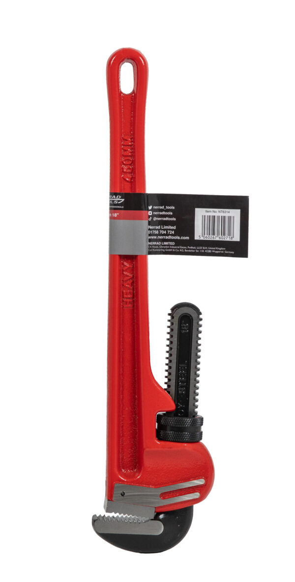 HEAVY DUTY PIPE WRENCH 18"
