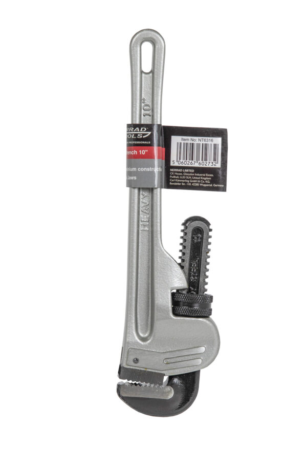 ALUMINIUM PIPE WRENCH 10"