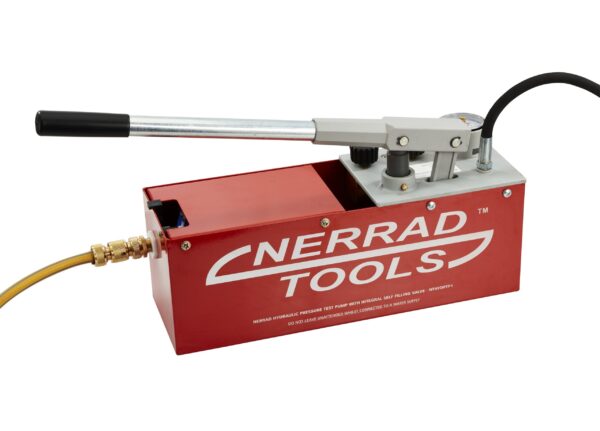HYDRAULIC PRESSURE TEST PUMP C/W INTEGRAL SELF FILLING VALVE