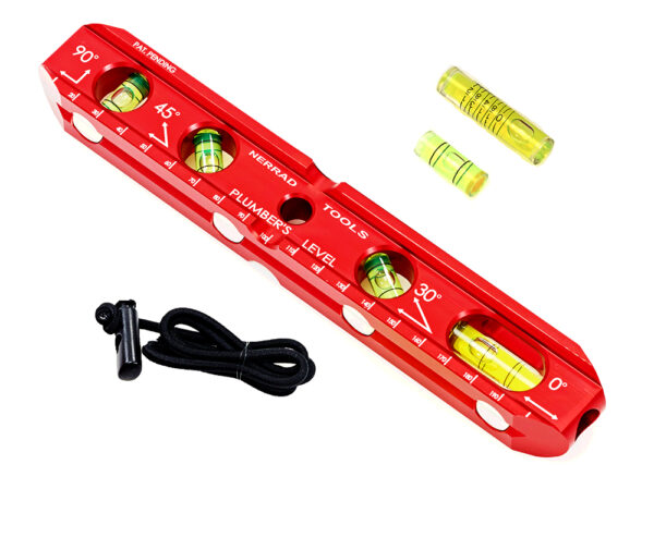 ALUMINIUM BOAT LEVEL INC SPARE VIALS AND STRAP
